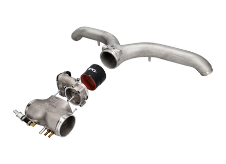Intake Plenum 'Competition' + Y-Pipe + 82mm Throttle Body Porsche 997 Turbo IPD - 99760511601, 97282, 97500 Intake Plenum 'Competition' + Y-Pipe + 82mm Throttle Body Porsche 997 Turbo IPD - 99760511601, 97282, 97500
