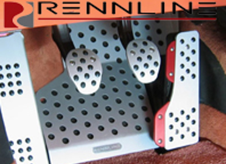 Pedana in alluminio Rennline. Lato conducente. Porsche 996 / 997 / Boxster / Cayman - F18RH Pedana in alluminio Rennline. Lato conducente. Porsche 996 / 997 / Boxster / Cayman - F18RH