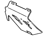 Pedal floor board. Driver Side. Porsche 911 69-75 - 90155106224 Pedal floor board. Driver Side. Porsche 911 69-75 - 90155106224