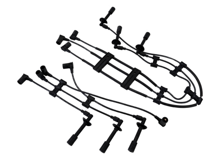 Jeu de câbles d'allumage HT. Porsche 911 3.2L 1985-89 - 91160201103, 91160201203, 91160201104 - ZE744, ZE744