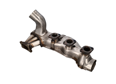 Échangeur de chaleur d'échappement, DROITE. Porsche 964 C2 / C4 - 96421103905, 96421104004, 96421103932