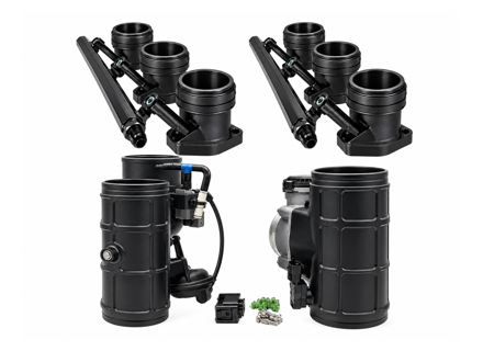E-Throttle DBW Conversion Kit with Adaptors and Fuel Rails. Porsche 911 - AMS9050089 + AMS9050074 + AMS9050033, AMS9050089 + AMS9050076  + AMS9050033, AMS9050089 + AMS9050078 + AMS9050033