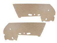 Kartonnen vervanging deurpanelen. Porsche 911 1968-73 - 90155503202, 1689807300, 90155503102 Kartonnen vervanging deurpanelen. Porsche 911 1968-73 - 90155503202, 1689807300, 90155503102