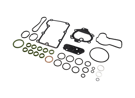 Pochette de joints de carter d'huile et de console de filtre à huile pour Porsche 955 Cayenne V8 4.5LS / Turbo - 94810717500, 94810720101, 94810612303, 94810640101, 99970750240, 94810714403, 94810119702, 94810774000