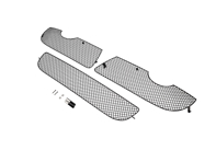 Set di griglie in acciaio inossidabile per paraurti anteriore ZunSport. Porsche Cayman 987 MKI