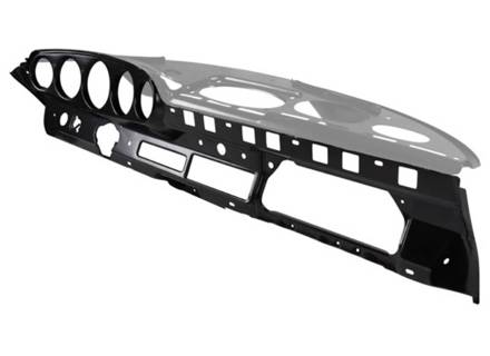 Pannello del cruscotto inferiore con aperture per gli strumenti LHD. Porsche 911 - 90150202134, 91150202130, 91150202140, 91150202142 - 1684001700, 590922-2