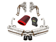 Fabspeed RACE Exhaust Performance Package, Carbon Fiber WITH ECU Upgrade. Porsche 987 Boxster / Cayman (2005-2008) - 98711311200, 98711311204, 98711311205, 98711311100, 98711311104, 98711311105 - FB416/16, FS.POR.987.ET, FS.POR.987.LTRHDR, FS.POR.987.MAXC