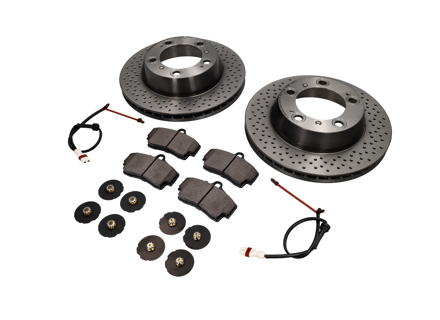 Paquete de pastillas de freno y discos de freno TRASEROS para Porsche Boxster 986 S