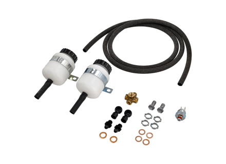 Evenwichtsbalk rempedaal montageset. Porsche 911/914 - 1,07300C, 91142305401, 91142305411