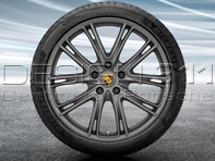 21' Panamera (971) Design esclusivo Cerchi in lega PLATINUM e pneumatici estivi Porsche originali - 971044660J 21' Panamera (971) Design esclusivo Cerchi in lega PLATINUM e pneumatici estivi Porsche originali - 971044660J