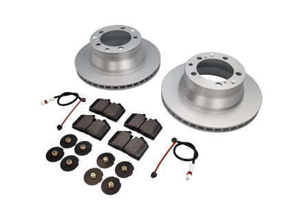 ACHTER remblokken en remschijfpakket. Porsche 964 C4 1989-93 GROTE REMKLAUW - 96535293905, 96535293904, 95135204102, 96461236501, 99635208602, 99635208600, 95135204105, 96435193903, 93035193802, 93035193803, 93035193804, 93035193805, 93035194015, 93035194025, 95135193006, 95135193016, 95135193901, 95135193902, 95135193903, 95135193904, 95135193905, 95135193908, 96435193002, 96435193902, 96435293000, 96535293000, 96535293003, 96535293004, 96535293900, 96535293903, 99335293003, 99335293903, 96435193905, 96461236500, 96461236502, 99635208601, 96435209601, 96435209600