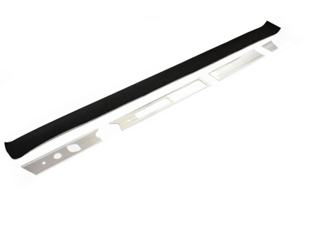 Aluminium dashboard trim set. Porsche 911 1969–1973 LHD - 91155201300, 90155201300, 81253-1 Aluminium dashboard trim set. Porsche 911 1969–1973 LHD - 91155201300, 90155201300, 81253-1