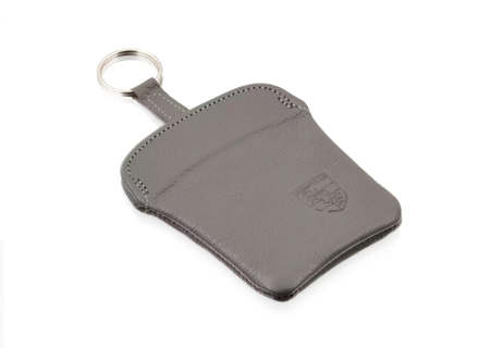 Porte-clés en cuir Porsche, GRIS CLASSIQUE - PCG044100004YU, PCG044100016XL