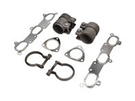 Exhaust Fitting Kit with Titanium clamps . Porsche (911) 996 GT3 - 99611110771, 99611111350, 99711152000, 99611110800