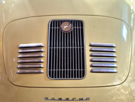 GT Style Aluminium Louvered Engine Lid skin. Porsche 356 Cabrio - 64451200126