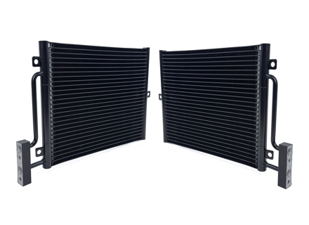 Aluminium Radiator air conditioning (Air Con) condenser, SET OF 2. Porsche 996 / Boxster 986 / GT3 - 9975739101, 99657311100 - 8381