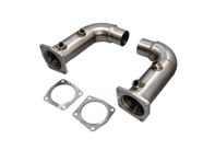 Exhaust cat bypass pipes Porsche 991.1 / 991.2 Turbo / Turbo S - 99711301030, 99711300930, 997113010AX, 997113009AX