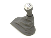 Gearshift leather in graphite grey with alloy grip. Porsche 986 Boxster - 98642498105C50, 98642498105 Gearshift leather in graphite grey with alloy grip. Porsche 986 Boxster - 98642498105C50, 98642498105