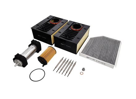 适用于保时捷 95B Macan S 3.0L 柴油版 2014-18 的保养维护套件 - 95810722220, 95B129620, PAB81943920, PAB127401, PAB963319, PAF911679, N0138495