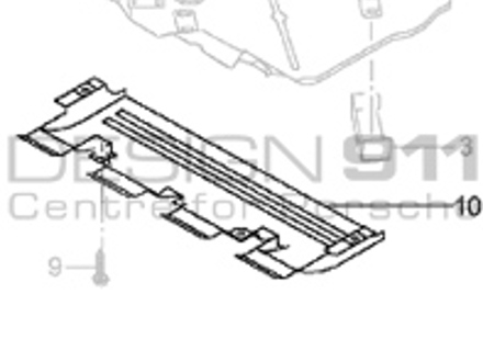 Luftkanal der vorderen Stoßstange / Unterschale. Porsche 996 Turbo X50 - 99657596100 Luftkanal der vorderen Stoßstange / Unterschale. Porsche 996 Turbo X50 - 99657596100