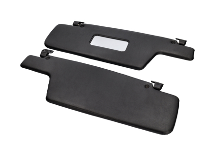 Zonnekleppen kit, Links en Rechts. Porsche 911 1969-89 Targa / Cabrio rechtsgestuurd - 91173133001, 1689800310, 911798042, 91173103142, 91173103242, 1689800316, 91173103142, PCG73103102, PCG73103142, 96473103142CA9, 96473103240CA9 Zonnekleppen kit, Links en Rechts. Porsche 911 1969-89 Targa / Cabrio rechtsgestuurd - 91173133001, 1689800310, 911798042, 91173103142, 91173103242, 1689800316, 91173103142, PCG73103102, PCG73103142, 96473103142CA9, 96473103240CA9