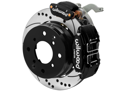 Rear brake Powerlite caliper and rotor kit with vented, slotted and drilled discs. Porsche 914/4 1970-76 Wilwood - 91435240110, 91435242300, 91435242400 - 140-17475-DR, 140-17475-D