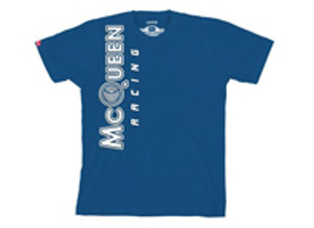T-shirt con logo verticale Steve McQueen Racing