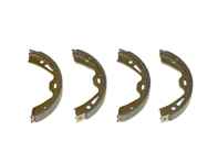 Handremschoenen (set van 4). Porsche Panamera 970 / 981 Boxster / 981C Cayman / 991 Carrera - 97035299300, 97035299301, 97035299302, 298698533, 971698533, 971698533C, 971698533E, 971698533AA, 971698533D, 9Y0698533A, 9Y0698533AA, 97035299303, 971698533A, 971698533B, 10990.155.5 - 10990.155.5