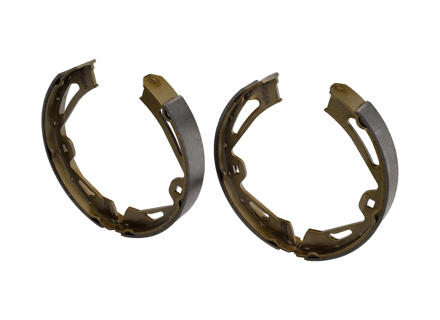 Handbrake shoes (set of 4). Porsche 958 Cayenne / 971 / Taycan - 95835292500, 9Y0698533AA, 9Y0698533B, 9Y0698533AB, 10990.161.0, 9Y0698533E, PAB698533B, 9Y0698533A, 9Y0698533C, 9Y0698533D - 10990.161.0