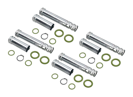 Tubi dell'olio pieghevoli, SET DA 4. Porsche 911 / 964 / 993 - 93010704001, 1613701400, 90110735101