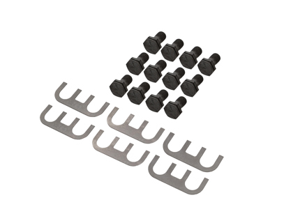 差速器壳体锁紧板（6个）和（12个）螺栓套件，适用于保时捷911/914/924 - 90133228501