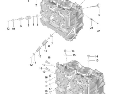 Vis Torx M5x12 élément de commande des gaz. Porsche987.2/981/718/997.2/991 - 99907365001
