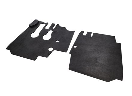 Kit pedaliera. Porsche 356B (T6) / 356C con guida a sinistra - 64455106306, 64455106406 - JG.063.06