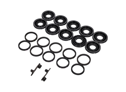 Set voor afdichting en stofkap voor 10-zuiger remklauwen. Porsche 958 / 9YA Cayenne / 971 / 976 Panamera / 9J1 Taycan - 95835131300 - 227004