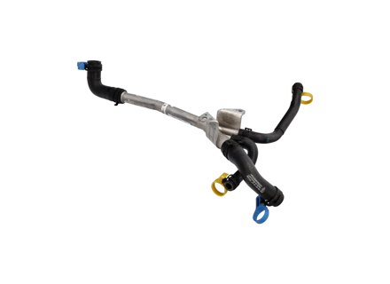 Tubo dell'acqua di raffreddamento con tubo flessibile del liquido di raffreddamento. Porsche 95B Macan - 94610605132, 94610605131, 94610605134, 94610605133