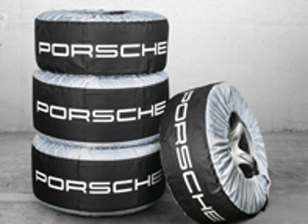 Set di borse per ruote Porsche Classic, taglia XL, per Porsche Carrera GT e Cayenne 2003-10 - PCG04462100 Set di borse per ruote Porsche Classic, taglia XL, per Porsche Carrera GT e Cayenne 2003-10 - PCG04462100