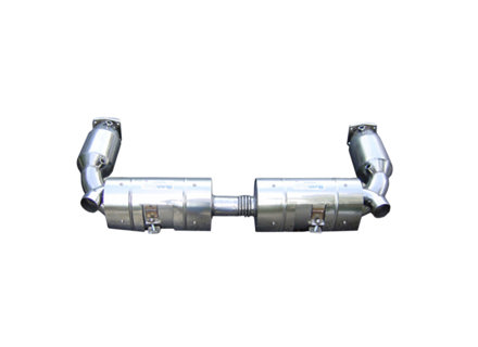 Exhaust system SPORTS for Porsche 996 GT2   QUICK SILVER