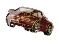 徽章“保时捷 911 Turbo”宝石红