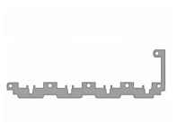 Crankshaft Oil Scraper. Porsche 924S / 944 / 944S - L1212