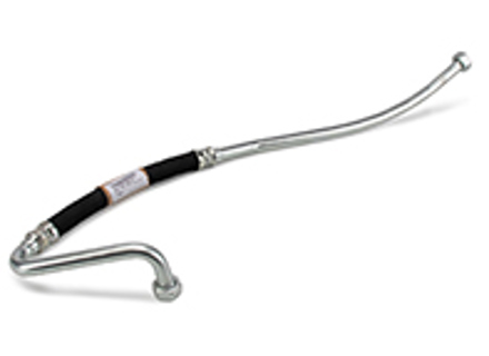 Tubo dell'olio motore al termostato. Porsche 911 1974-77 - 91110772910, 91110772911 - 911 107 729 10, HA DE 47 034