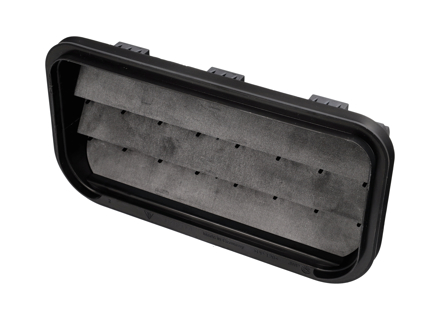 Compartimento trasero del marco de ventilación. Porsche 981 Boxster / Caimán / 718 Boxster / Caimán - 982819161, 98157204300