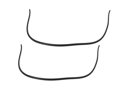 Door seal weatherstrip, SET OF 2. Porsche 911 / 964  Targa / Cabrio - 90253109340, 91153109345, 91153109346, 91153109540, 91153109541, 91153109640, 91153109641 - 911630, 1789, 1685700500