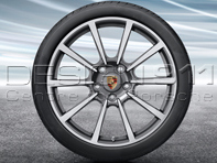20' 'Carrera Classic' Alloy Wheels & Tyres Original Porsche for 718 Boxster/Cayman - 98204460208 20' 'Carrera Classic' Alloy Wheels & Tyres Original Porsche for 718 Boxster/Cayman - 98204460208