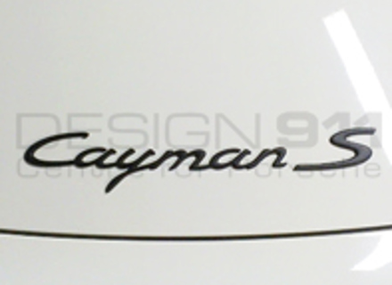 Insignia CAYMAN S para Porsche 987C Cayman S - 98755998301041 Insignia CAYMAN S para Porsche 987C Cayman S - 98755998301041