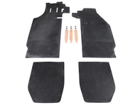 Gummi-Fußmattensatz, schwarz. Porsche 911/912 LHD - 90255101120, 90155101223, 1601700610, 90155101220, 90255101120, 90255112120, 90255112220 - 1601700610 Gummi-Fußmattensatz, schwarz. Porsche 911/912 LHD - 90255101120, 90155101223, 1601700610, 90155101220, 90255101120, 90255112120, 90255112220 - 1601700610