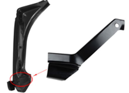 Deurscharnierstijl (A-stijl) reparatiestuk. Porsche 911 / 964 / 993 - 91150103900, 91150103902, 91150104000, 91150104002, 1681901080, 1681901070, 591035-2, 591036-2, 91150103900, 91150104000, 91150103902, 91150104002, 99350203900GRV, 99350204000GRV - 1681901070, 1681901080 Deurscharnierstijl (A-stijl) reparatiestuk. Porsche 911 / 964 / 993 - 91150103900, 91150103902, 91150104000, 91150104002, 1681901080, 1681901070, 591035-2, 591036-2, 91150103900, 91150104000, 91150103902, 91150104002, 99350203900GRV, 99350204000GRV - 1681901070, 1681901080