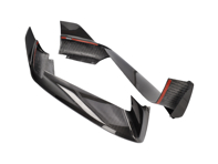 FRONT BUMPER CORNER SPLITTERS IN CARBON 992.1 - 992898010B, 992898010J - ML-YWW080-PRO