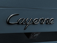 Insignia de la tapa trasera 'Cayenne', en negro (alto brillo). Porsche 9YA Turbo S E-Híbrido - 9Y004487006041, 9Y004487006 Insignia de la tapa trasera 'Cayenne', en negro (alto brillo). Porsche 9YA Turbo S E-Híbrido - 9Y004487006041, 9Y004487006