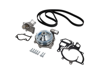Kit pompe à eau, courroie et thermostat. Porsche Boxster 987 / 987C Cayman / 997 C2 / 997 C4 (non Turbo) - 99710601106, 99710601105, 99710601102