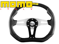 Steering Wheel Trek - Black Leather / Black - Momo - M11102935111R Steering Wheel Trek - Black Leather / Black - Momo - M11102935111R
